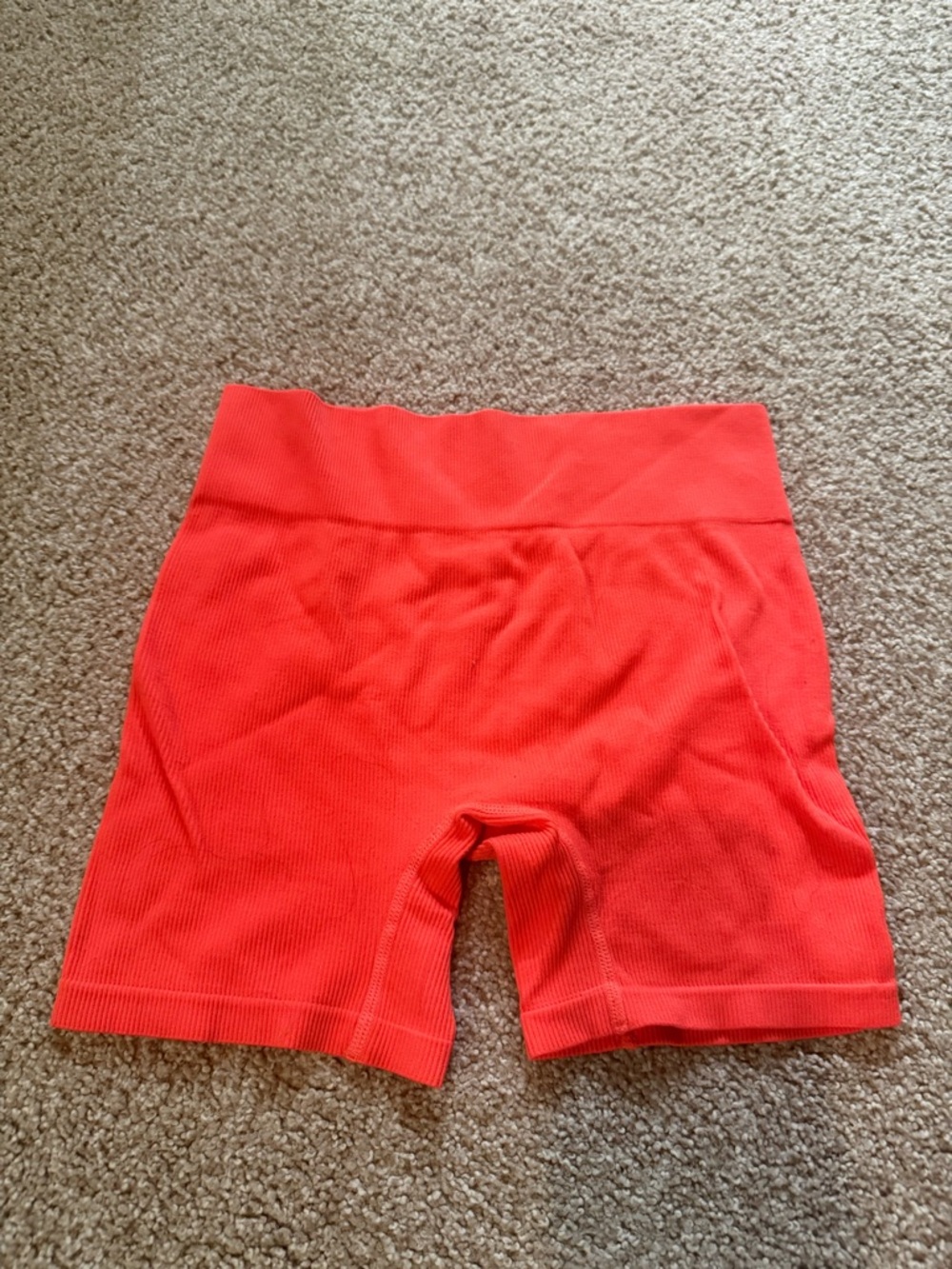 wild fable Ribbed Coral Bike Shorts